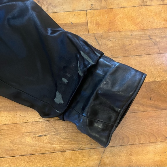 Vintage Collection ROSH by J. Sako A-Line Women's Black Leather Coat - Size XL. - Picture 10 of 11